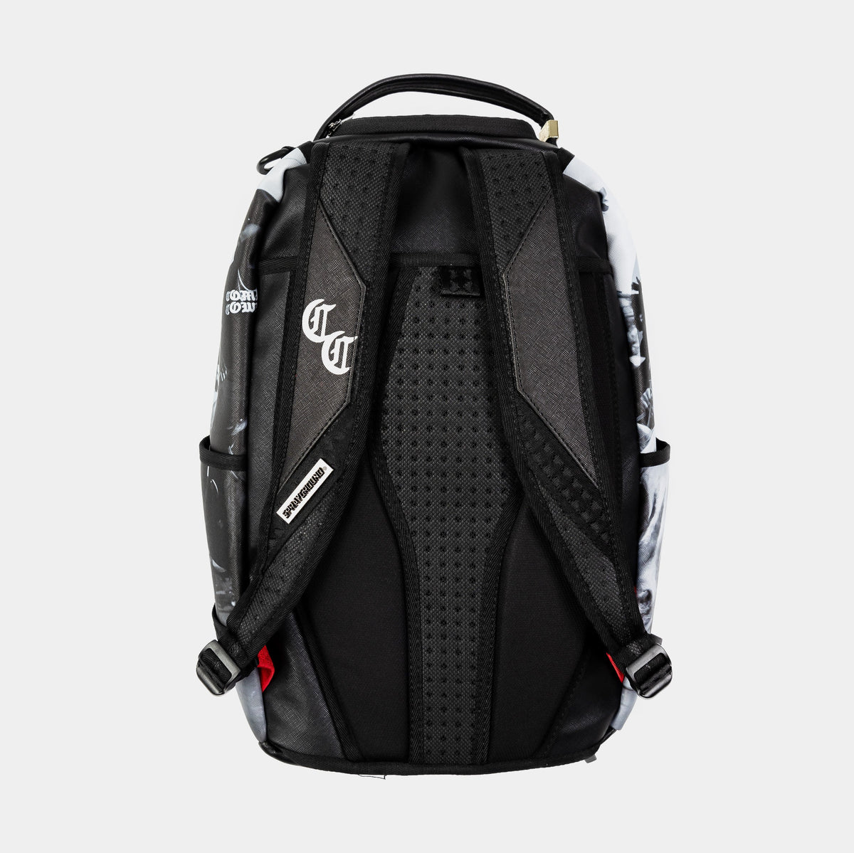 Exclusive Compton Cowboys Mens Backpack (Black/White) — OS — Side View
