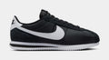 Exclusive Cortez TXT Mens Lifestyle Shoes (Black/White) — 6 — Front View