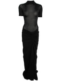 Christopher Esber Ruched Gown — Same as shown — Size XS — Front View