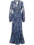 Silvia Tcherassi Robin Dress — Blue — Size XS — Front View