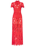 Silvia Tcherassi Taiana Dress — Red — Size XS — Front View