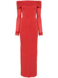Manuri Amara Maxi Dress — Red — Size XS — Front View