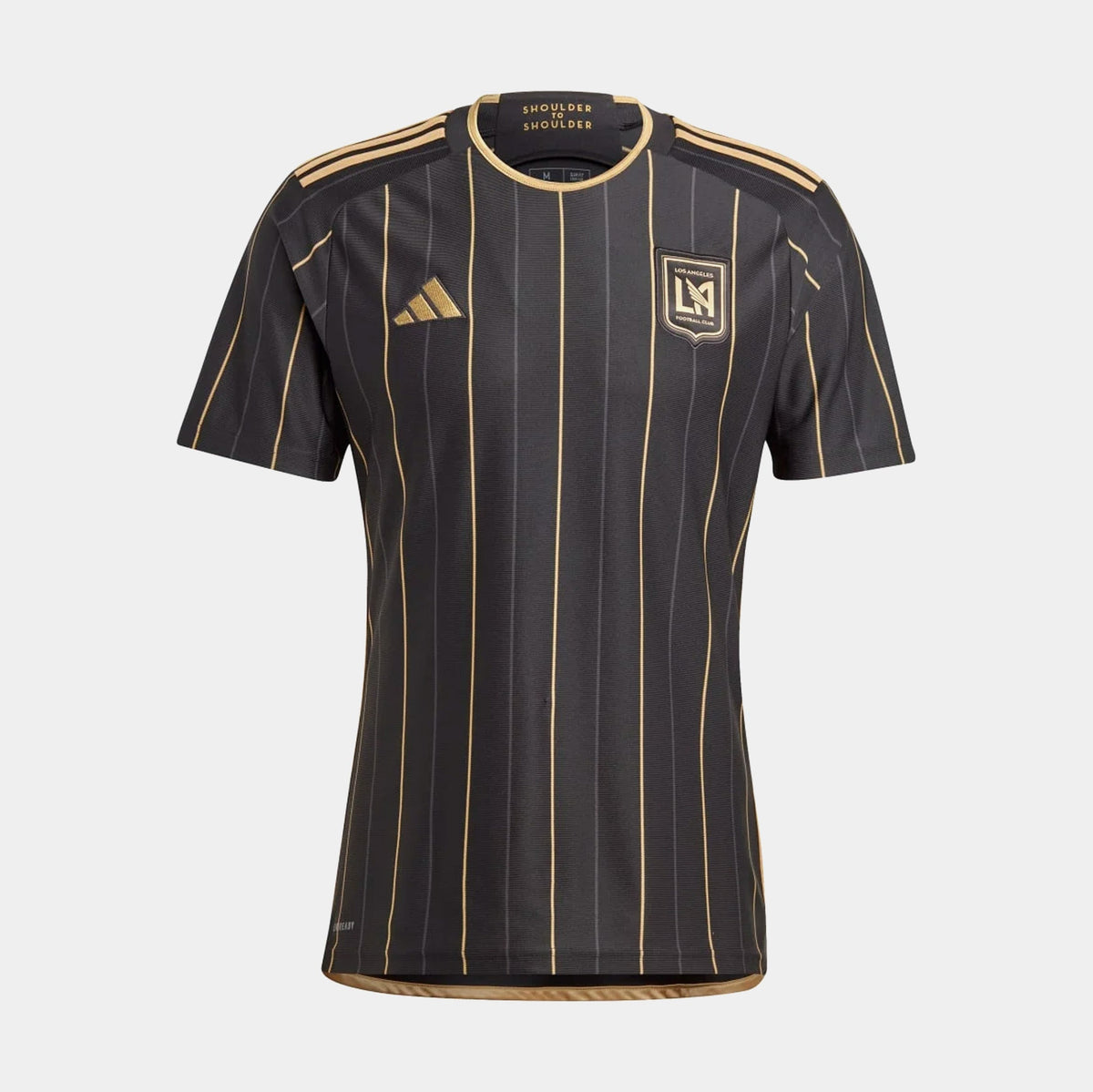 Exclusive Los Angeles FC Home Mens Jersey (Black) — S — Front View