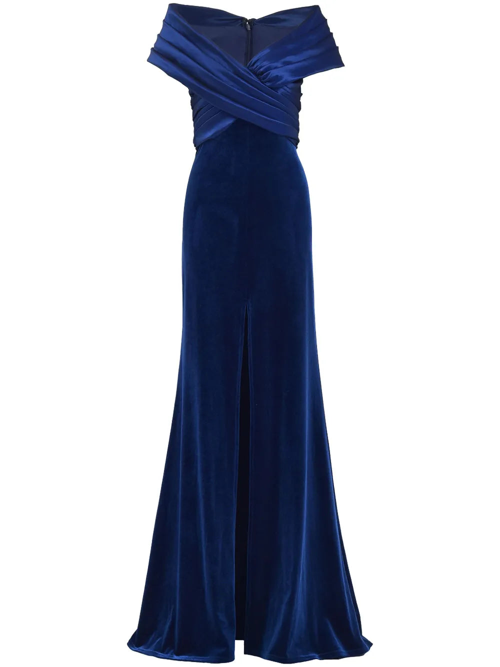 Tadashi Shoji Baxter Gown — Blue/ Navy — Size XS — Front View
