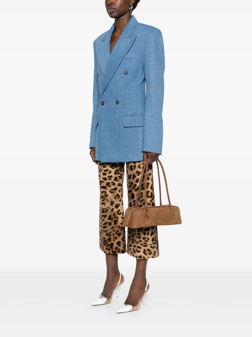 Alaia Medium Le Teckel Suede Bag — Same as shown — Size One Size — Side View