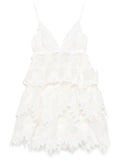 Zimmermann Crush Mini Dress — White — Size XS — Front View