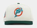 Exclusive Shoe Palace Exclusive Miami Dolphins 50 Seasons 950AF Snapback Mens Hat (Blue/Orange) — OS — Front View