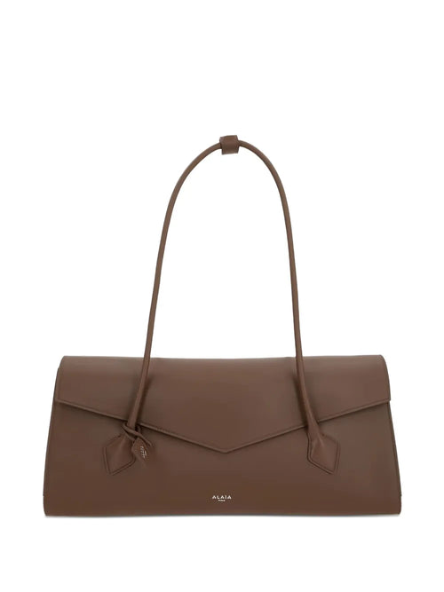 Alaia Le Teckel Flap Detail Leather Shoulder Bag — Same as shown — Size One Size — Front View
