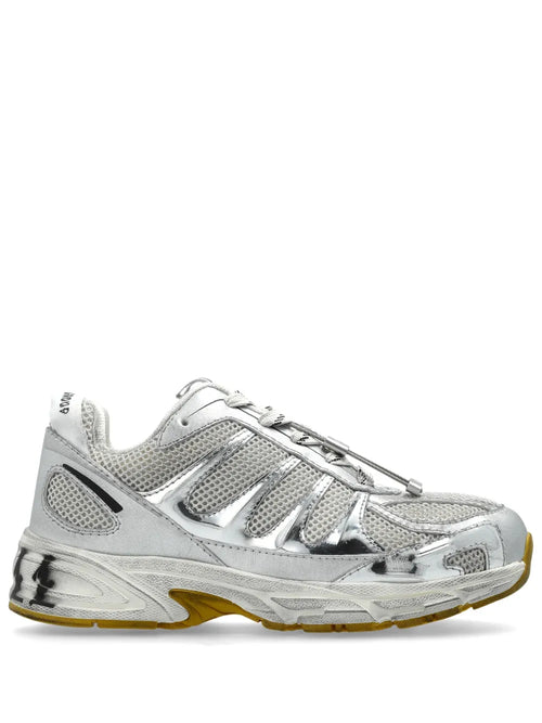 44 Label Group Dragger Sneakers — Silver-Tone — Size US M 3.5 - US W 5 — Front View