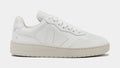 Exclusive V-90 Leather Womens Lifestyle Shoes (White/White) — 36 — Front View