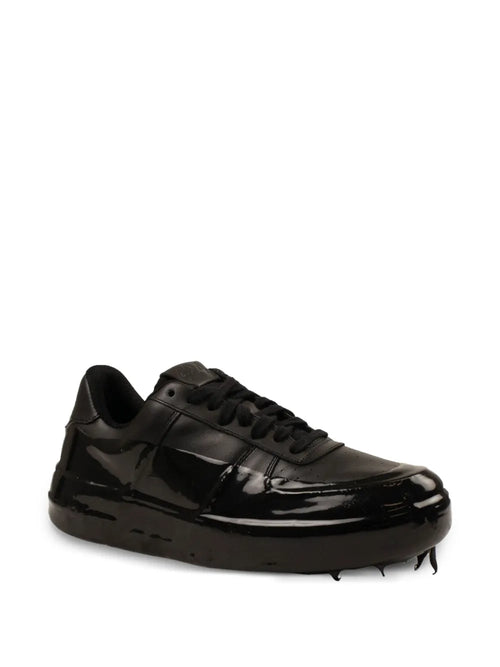 424 Wax Dipped Sneakers — Black — Size US M 3.5 - US W 5 — Side View