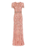 Jenny Packham Roxy Maxi Dress — Pink — Size XS — Front View