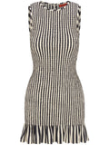 Simon Miller Belle Smocked Mini Dress — Black — Size XS — Front View