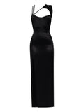 Iro Sweetheart Neck Dress — Black — Size S — Front View