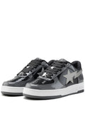 A Bathing Ape?Sta Sneakers — Grey — Size US M 3.5 - US W 5 — Front View
