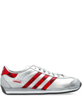 adidas Country Japan Sneakers — Silver-Tone — Size US M 9.5 - US W 11 — Front View