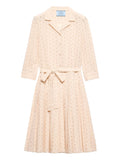Prada Cotton Midi Dress — Pink — Size XS — Front View