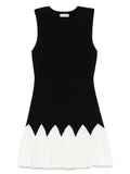 Sandro Knitted Mini Dress — Black — Size XS — Front View