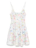 Zimmermann Lucky Picnic Mini Dress — Blue — Size S — Front View