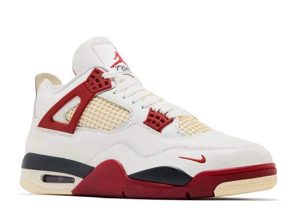 Nigel Sylvester x Air Jordan 4 Retro OG SP Brick After Brick — Sail/Cinnabar-Anthracite-Muslin — Size US M 3.5 - US W 5 — Back View
