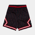 Exclusive Diamond Sport Woven Grade School Shorts (Black/Red) — S — Front View