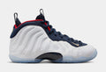 Exclusive Little Posite One Obsidian Grade School Basketball Shoes (Obsidian/White/University Red) — 3Y — Front View