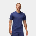 Exclusive EMB Air Mens Short Sleeve Shirt (Navy/Purple) — S — Front View
