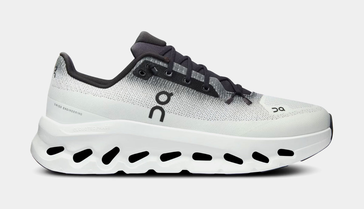 Exclusive Cloudtilt Mens Running Shoes (Black/Ivory) — 7 — Front View