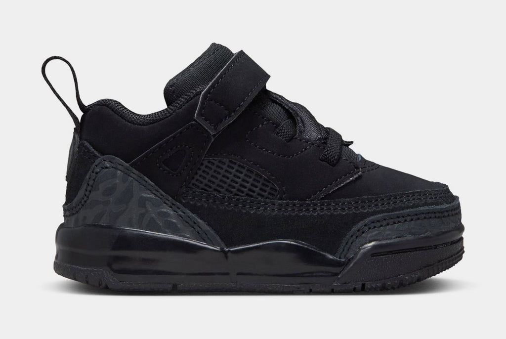 Exclusive Spizike Low Infant Toddler Basketball Shoes (Black) — 2C — Front View