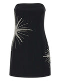 Rebecca Vallance Estella Mini Dress — Black — Size XS — Front View
