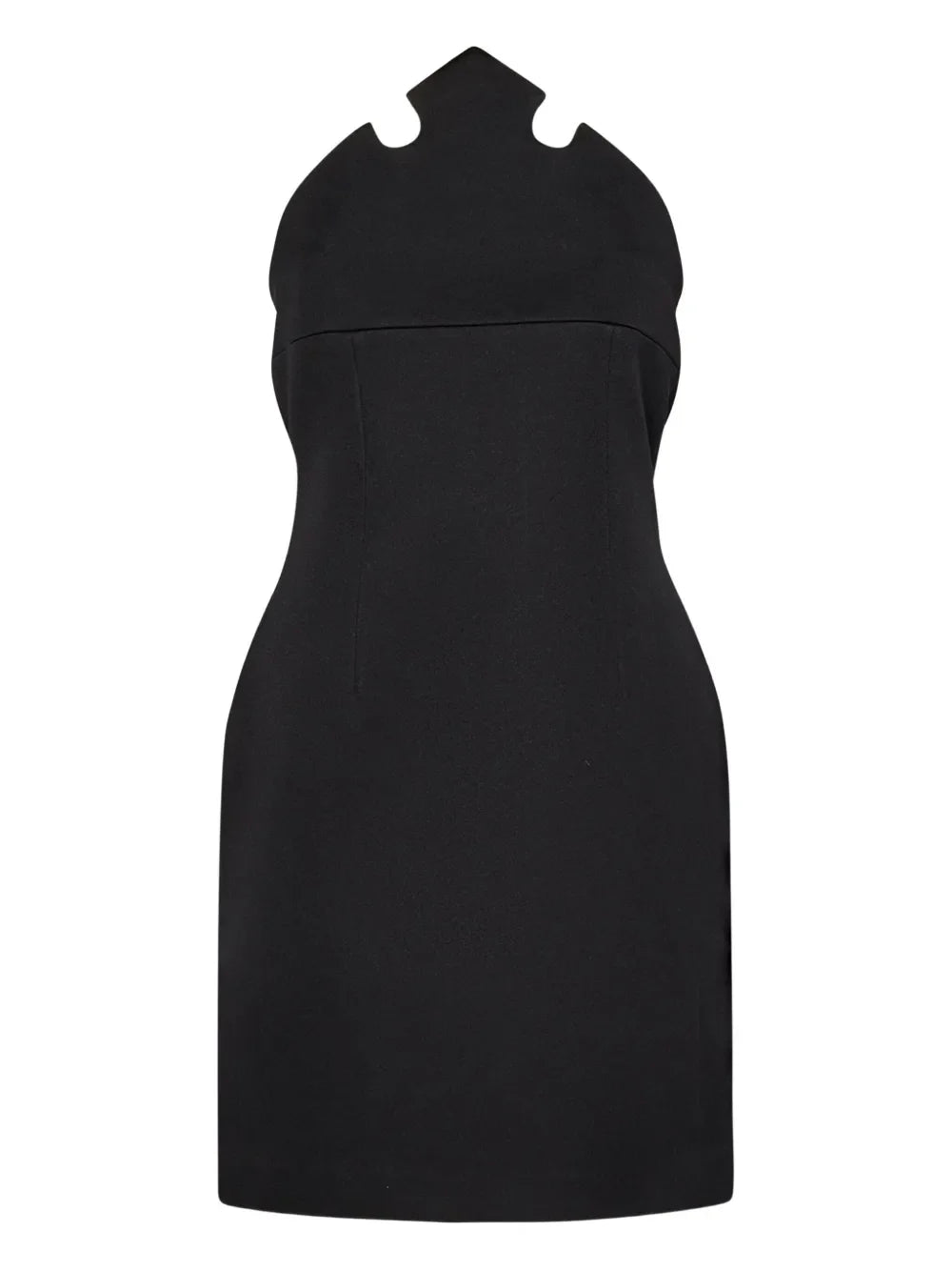 Coperni X Disney Crown Shaped Bustier Dress — Black — Size XS — Front View