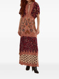 Farm Rio Glam Tapestry Floral Lace Dress — Same as shown — Size XS — Front View