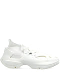adidas By Stella Mccartney Sock-Style Mesh Sneakers — White — Size US M 10 - US W 11.5 — Front View