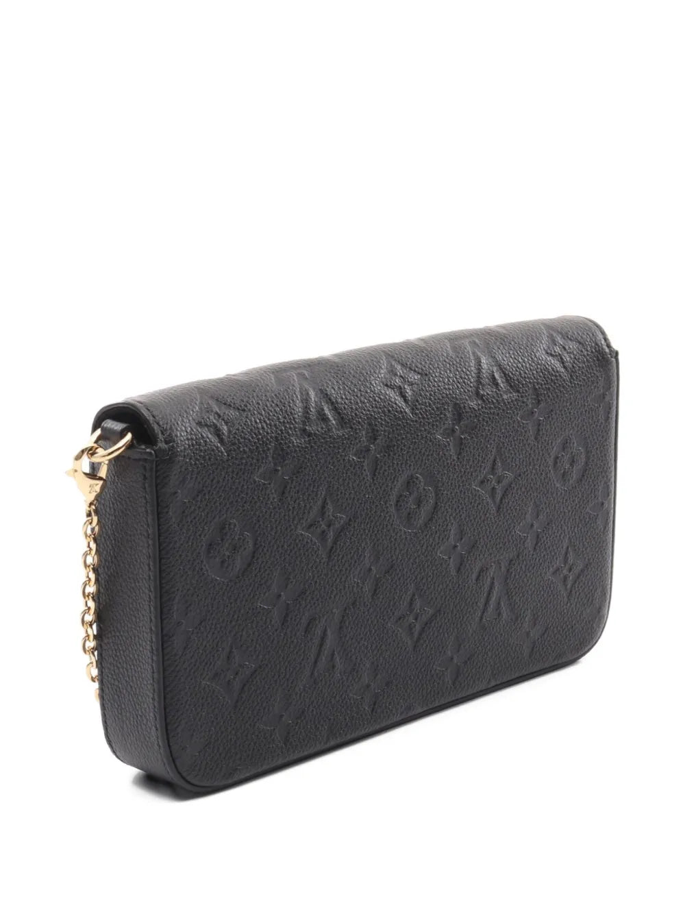 Louis Vuitton Pre Owned 2021 Monogram Empreinte Pochette Felicie Wallet — Same as shown — Size One Size — Side View