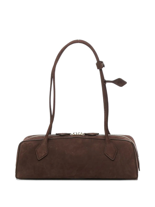 Alaia Medium Le Teckel Suede Shoulder Bag — Same as shown — Size One Size — Side View