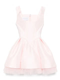 Silk Love Lace Viviana Dress — Red/ Pink — Size XS — Front View