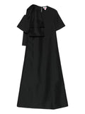 Bernadette Winona Dress — Black — Size S — Front View