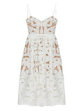 Self Portrait Bow Detail Dress — White — Size XS — Front View