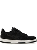 A Bathing Ape?Star-Embellished Denim Trainers — Black — Size US M 3.5 - US W 5 — Front View