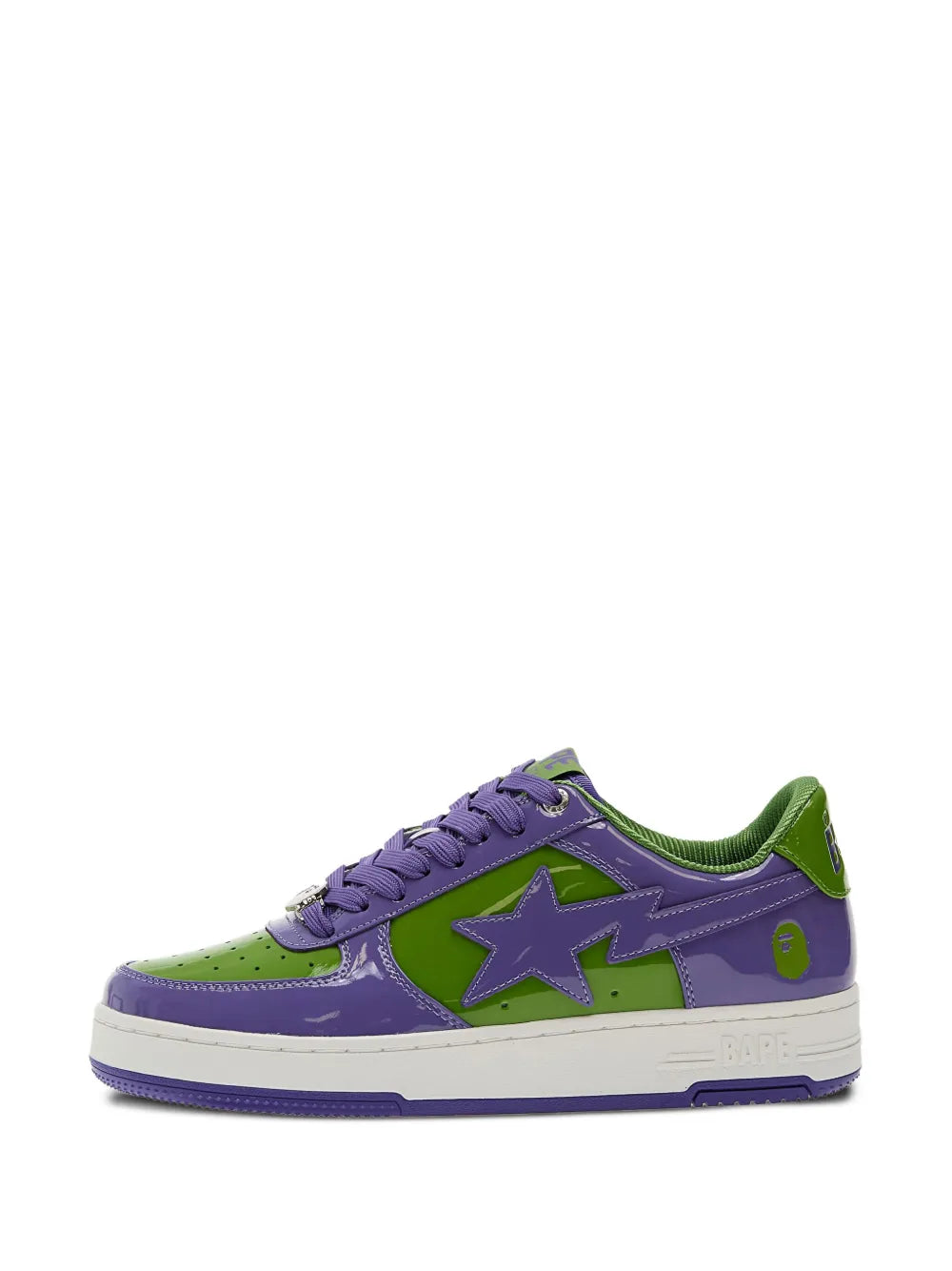 A Bathing Ape?Bape Sta #1 Sneakers — Purple — Size US M 3.5 - US W 5 — Side View