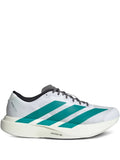 adidas Adizero Evo Sl Cloud White/Pure Teal Sneakers — White — Size US M 3.5 - US W 5 — Front View