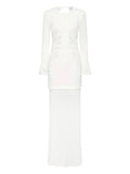 Rebecca Vallance Xanthe Maxi Dress — White — Size XS — Front View