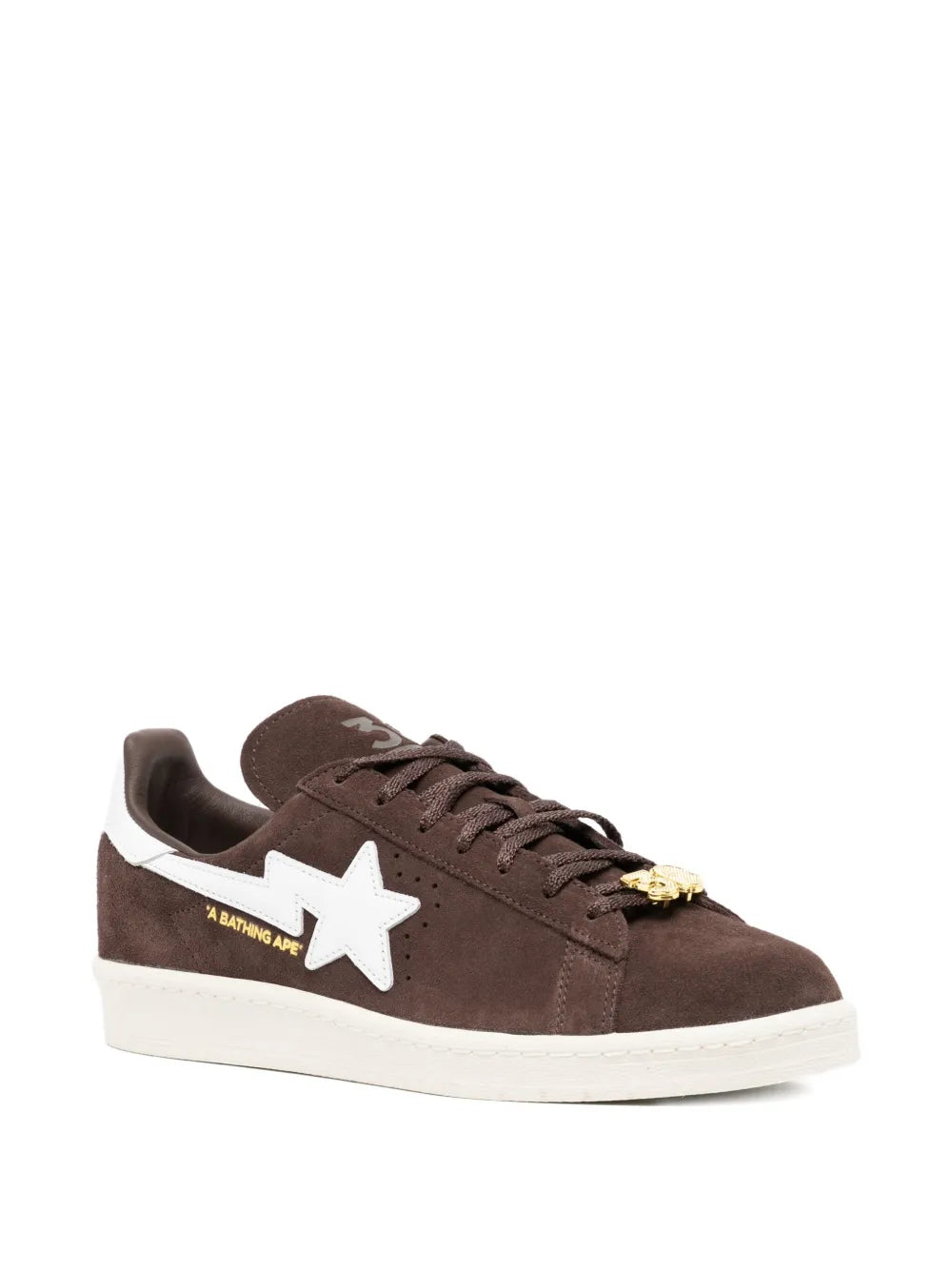 A Bathing Ape?X adidas Stan Smith Trainers — Chocolate Brown — Size US M 11 - US W 12.5 — Side View