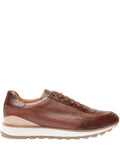 A.Testoni Leather Panelled Sneakers — Brown — Size US M 11 - US W 12.5 — Front View