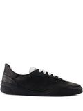 Acne Studios Leather Lace-Up Sneakers — Black — Size US M 11 - US W 12.5 — Front View