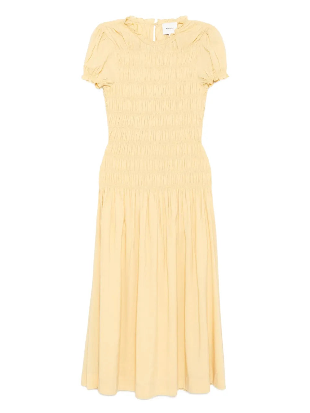 Reformation Kiria Dress — Yellow — Size XS — Front View