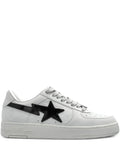 A Bathing Ape?Star-Patch Sneakers — White — Size US M 4.5 - US W 6 — Front View