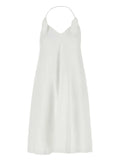 Loewe Tie Detail Dress — White — Size S — Front View