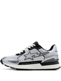 A Bathing Ape?Star-Lightning Low-Tops — Black — Size US M 5.5 - US W 7 — Front View