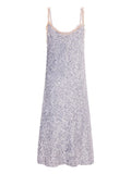 Rabanne Sequin Embellished Slip Midi Dress — Silver — Size XS — Front View